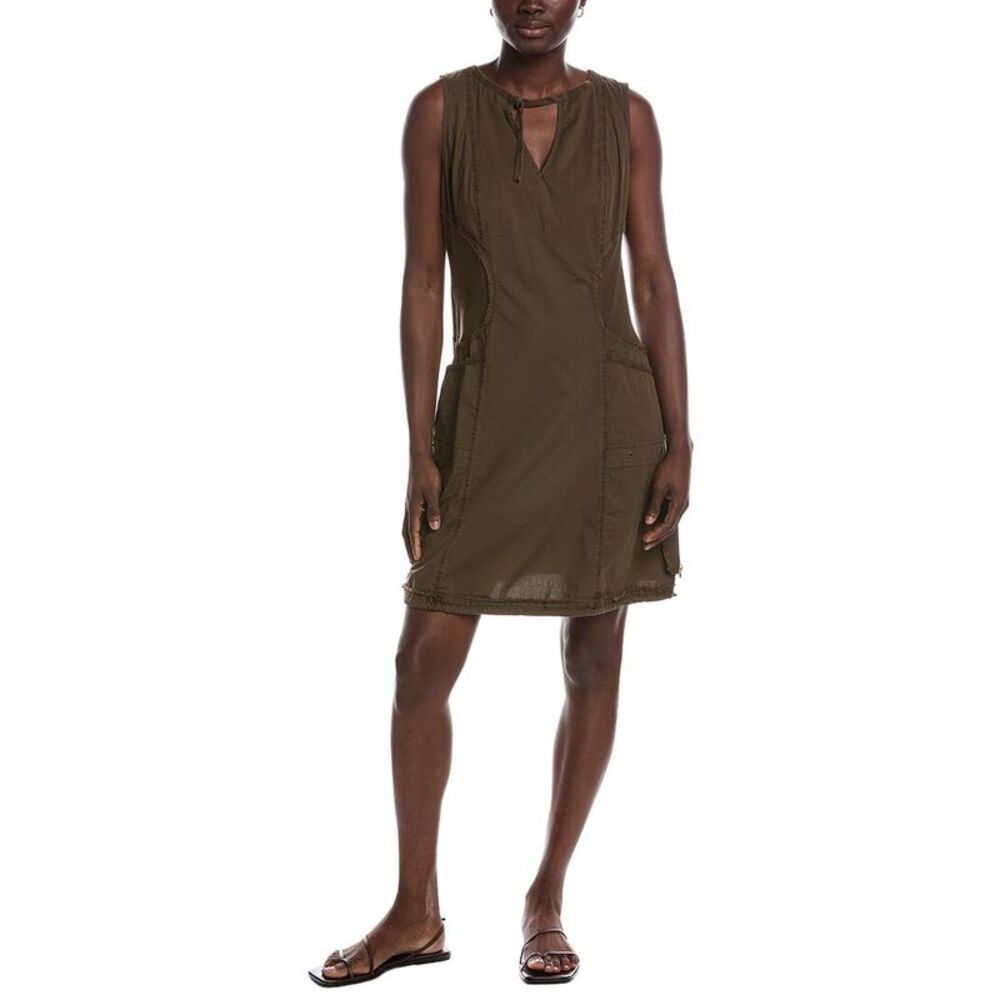 Xcvi Womens Damara Mini Dress, Brown